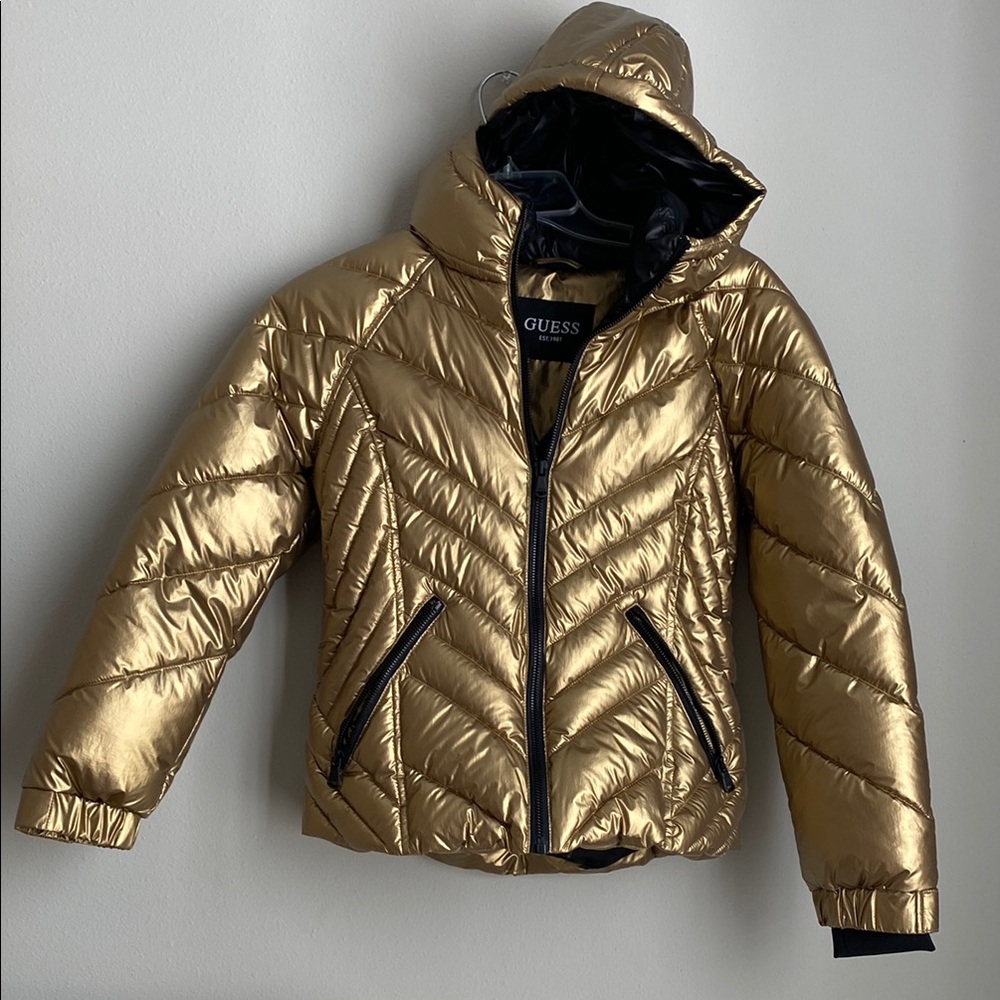 Guess‎ Gold Puffer Jacket